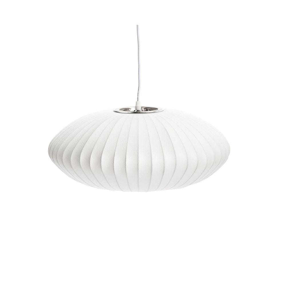 Reproduction Bubble A, lampe suspendue, en résine et en acier inoxydable, 25ʼʼ