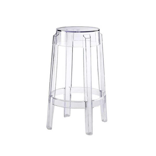 Reproduction Ghost, tabouret de comptoir transparent, en polycarbonate