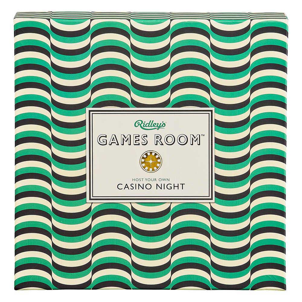 Organisez une soirée de jeu excitante avec le jeu Casino Night de Ridley's Games. Jouez à Pontoon, Texas Hold'em Poker, et Roulette avec des instructions claires pour des heures de divertissement.