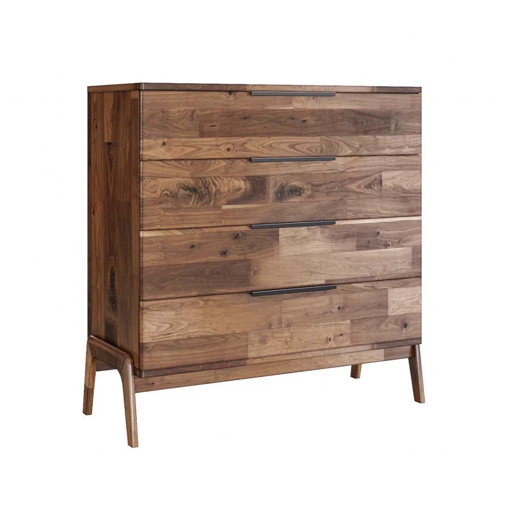 Sélection Nüspace Remix, commode de 4 tiroirs, en bois  d'acacia