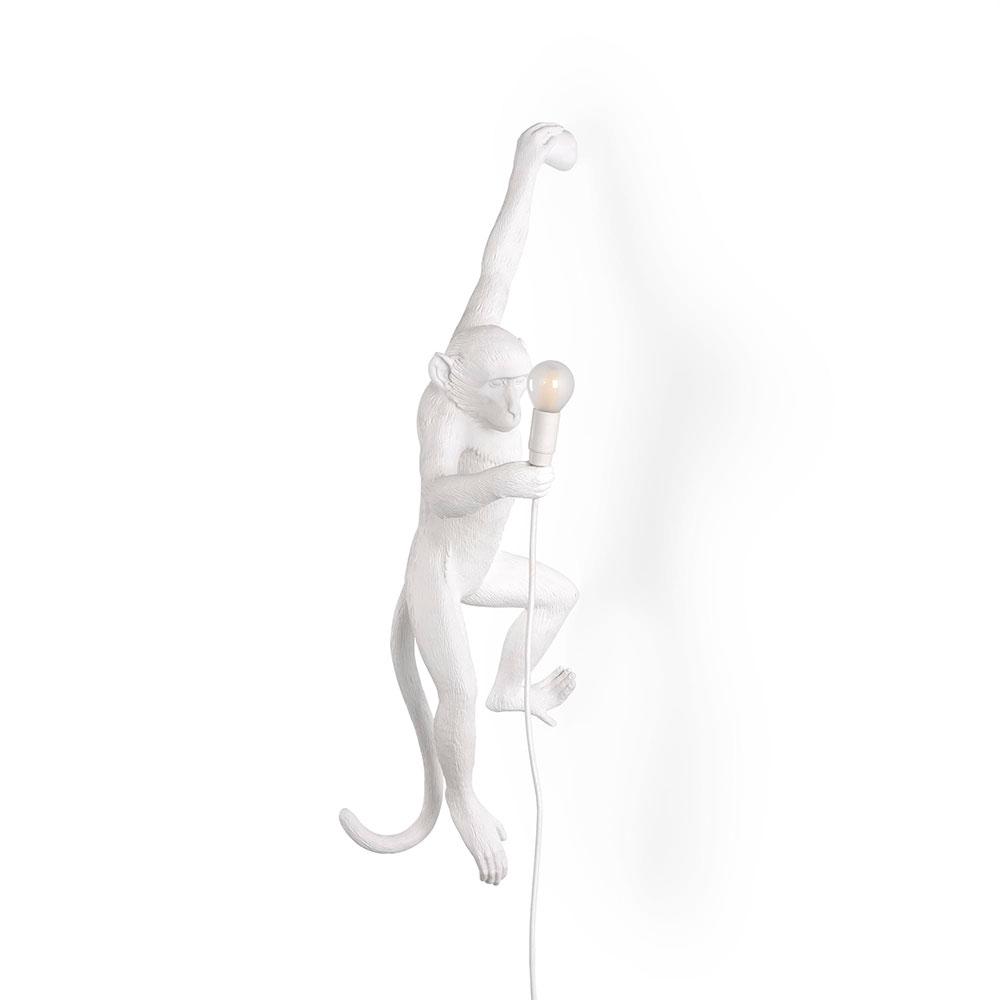 Plongez dans l'émerveillement de la jungle avec la lampe murale Singe de la collection Monkey de Seletti, une œuvre captivante au réalisme troublant.