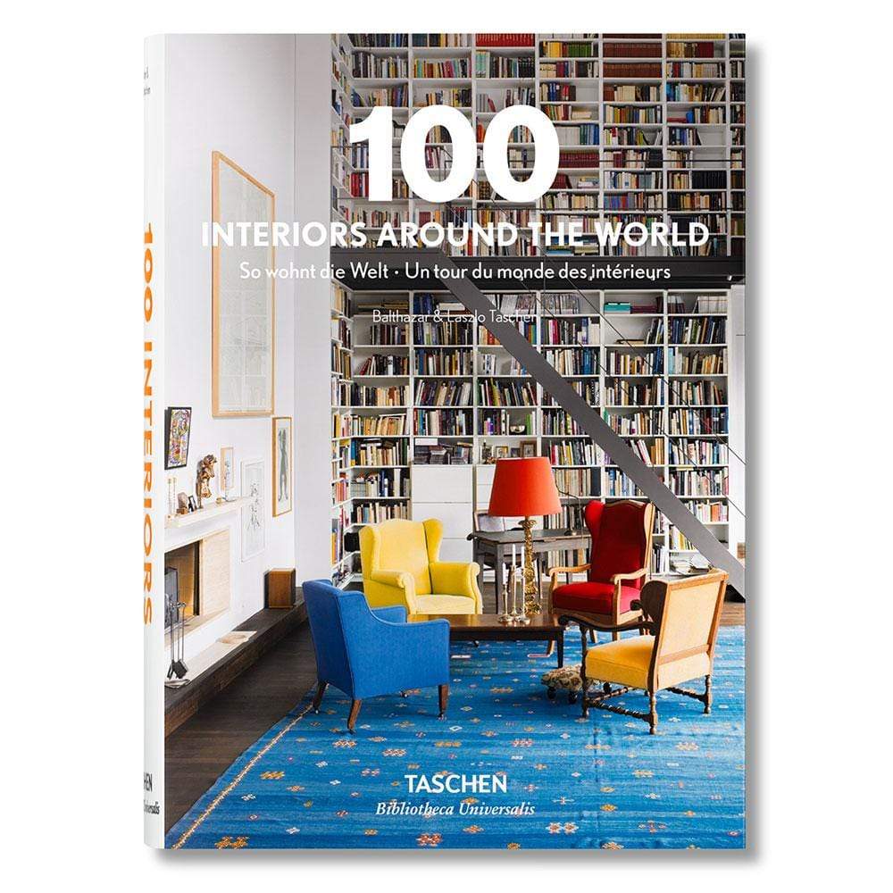 Taschen 100 Interiors Around The World. Ce catalogue voyage à travers six continents pour vous faire visiter les plus belles demeures, de Biarritz au Brésil.