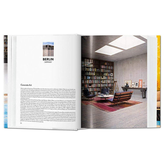 Explorez l'élite de l'architecture intérieure avec "100 Interiors Around The World" de Taschen. Des demeures de Biarritz au Brésil capturées par des photographes renommés, offrant une plongée captivante dans la diversité des styles mondiaux.