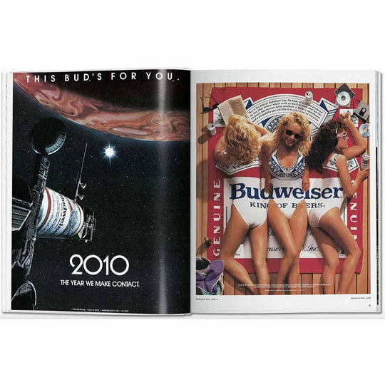 Explorez l'évolution publicitaire des années 80 avec "All-American Ads of the 80s" de Taschen. Des publicités emblématiques témoignant de l'extravagance, de la créativité et des changements culturels de la décennie.