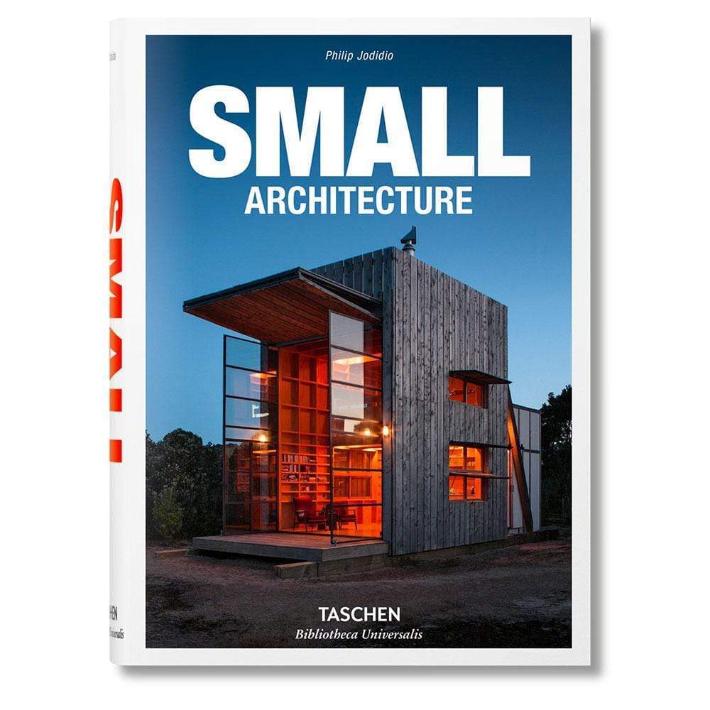 Taschen Small Architecture, livre d’art, présente l'invention à une toute nouvelle échelle, à petite échelle.