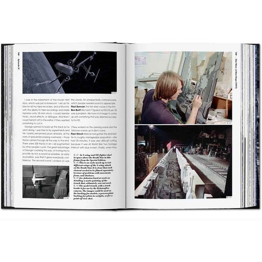 "George Lucas guide à travers Star Wars dans 'The Star Wars Archives' de Taschen. Scénarios, illustrations et story-boards offrent une immersion dans la création de cette épopée spatiale révolutionnaire."