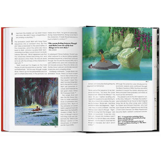 Plongez dans l'animation Disney avec 'The Walt Disney Film Archives' de Taschen. Photos des coulisses, croquis et montages offrent une immersion complète de 1921 à 1968.