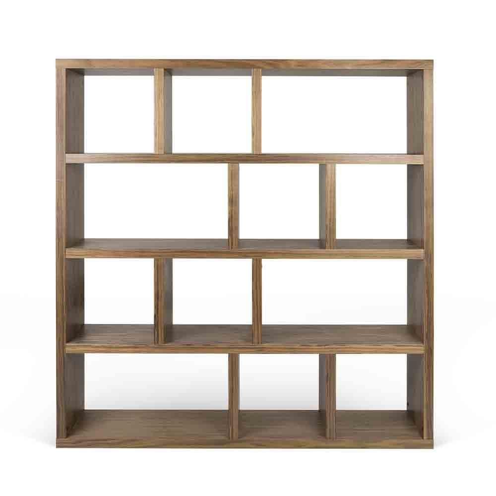 TemaHome Berlin 004, bibliothèque d’une longueur de 150 cm, en bois, noyer