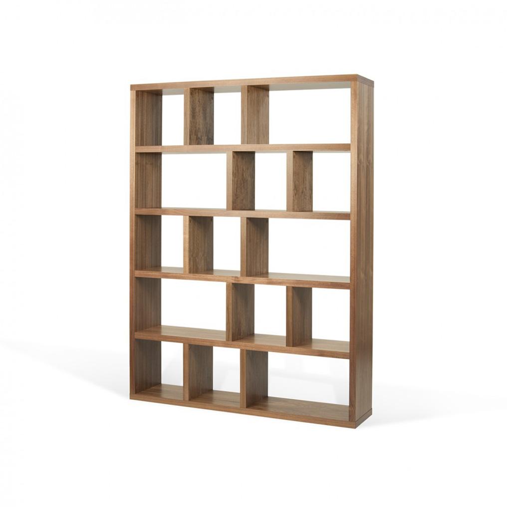 TemaHome Berlin 005, bibliothèque d’une largeur de 150 cm, en bois, noyer