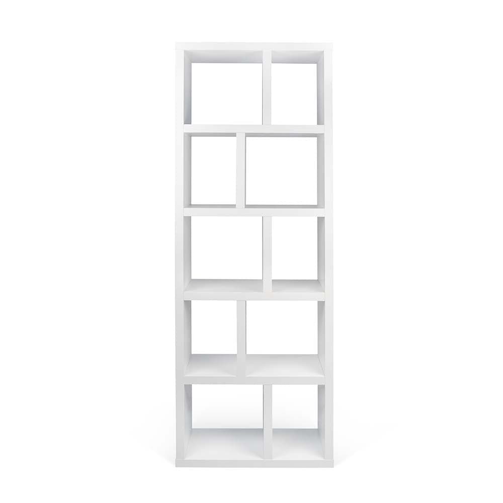 TemaHome Berlin 005, bibliothèque d’une largeur de 70 cm, en bois, blanc