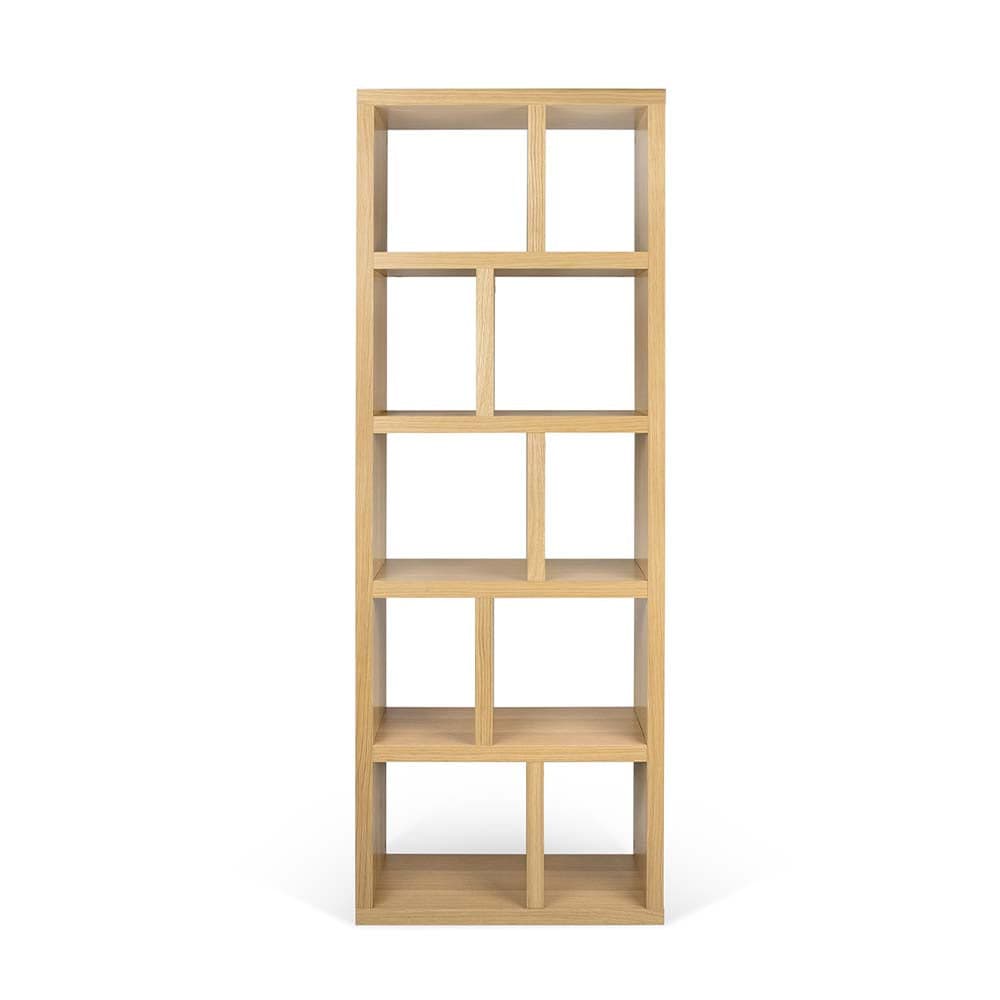 TemaHome Berlin 005, bibliothèque d’une largeur de 70 cm, en bois, chêne