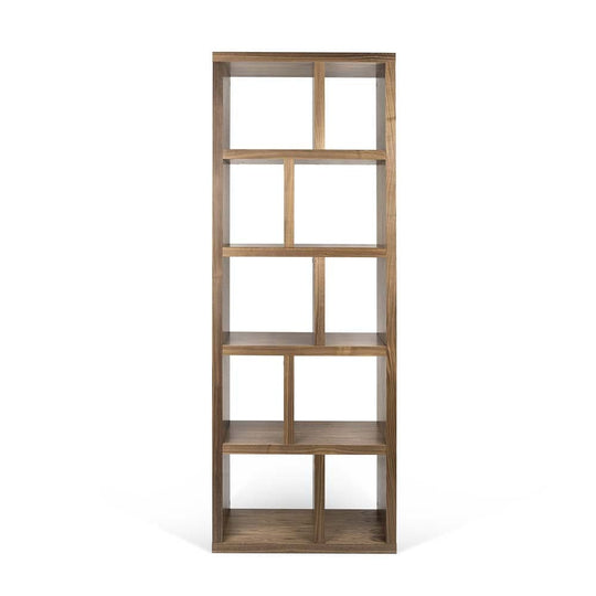 TemaHome Berlin 005, bibliothèque d’une largeur de 70 cm, en bois, noyer