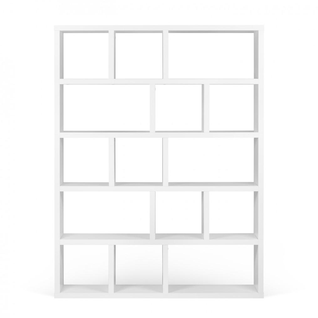 TemaHome Berlin 005, bibliothèque d’une largeur de 150 cm, en bois, blanc