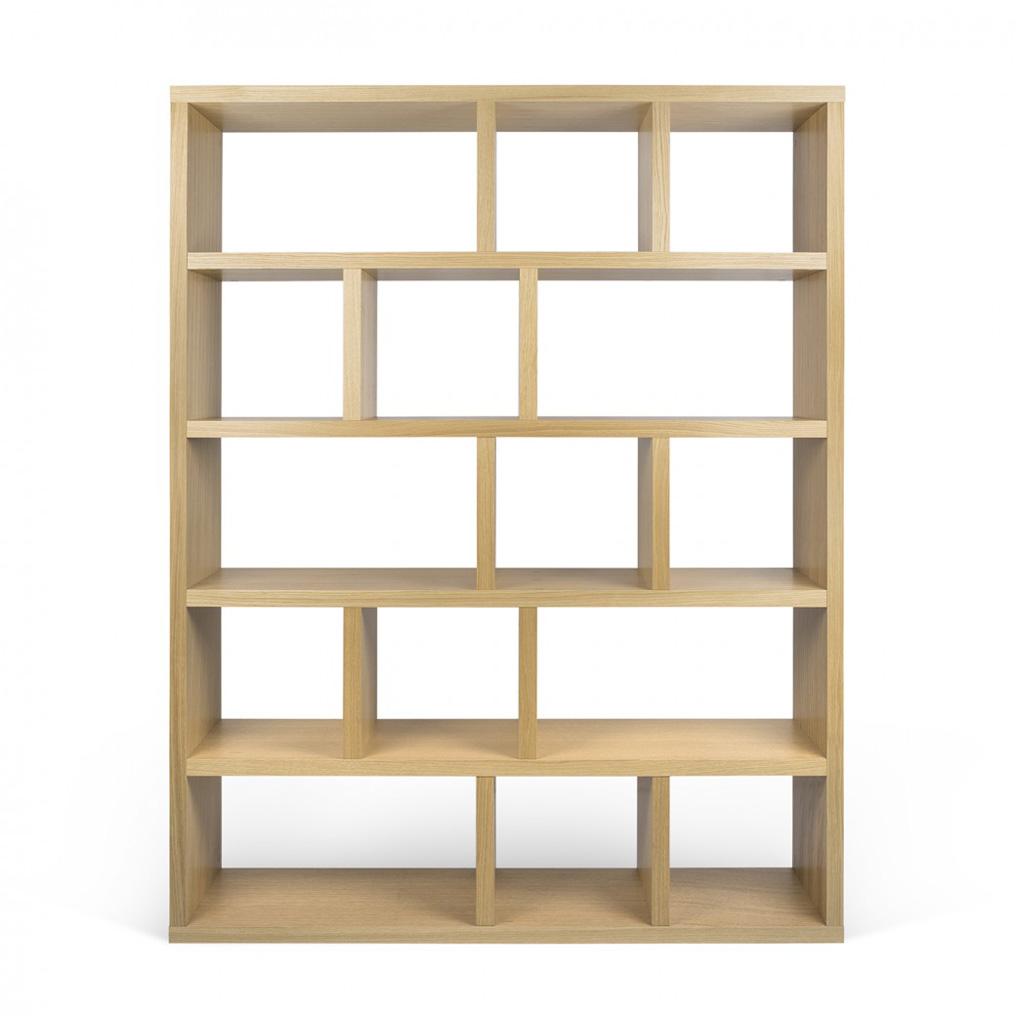 TemaHome Berlin 005, bibliothèque d’une largeur de 150 cm, en bois, chêne