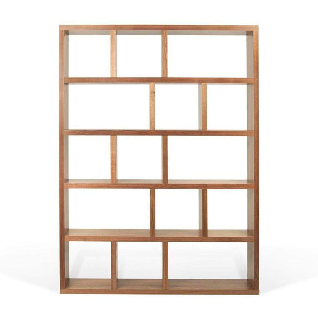 TemaHome Berlin 005, bibliothèque d’une largeur de 150 cm, en bois, noyer