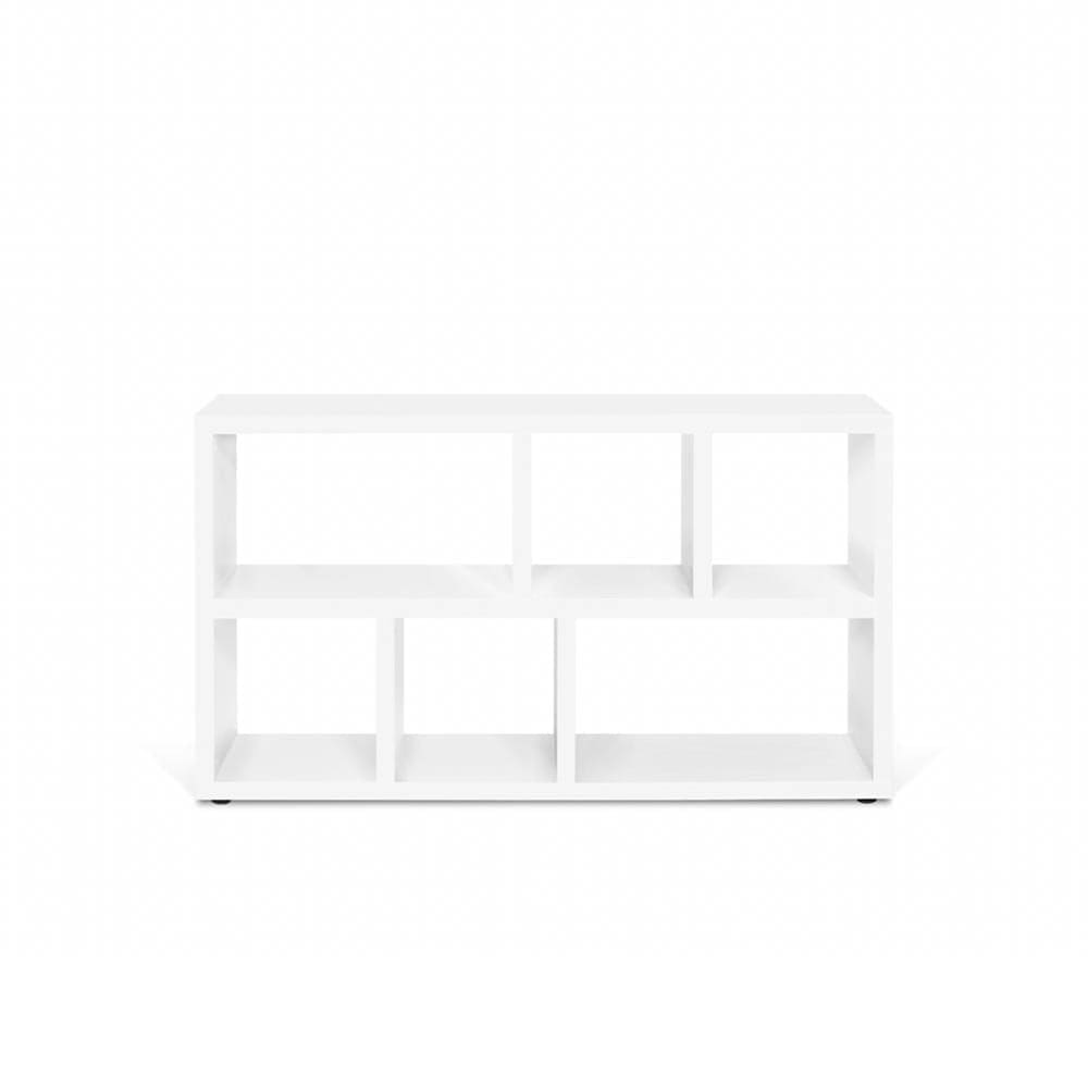 TemaHome Berlin, console de rangements ouverts, en bois, blanc