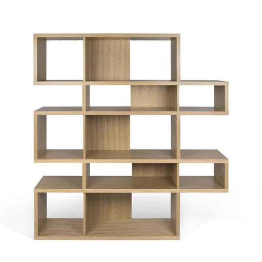 TemaHome London 002, bibliothèque d’une hauteur de 160 cm, en bois, chêne