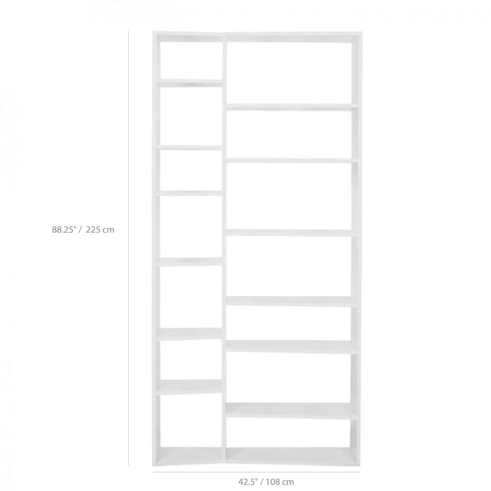 TemaHome Valsa 001, bibliothèque, en bois, dimensions