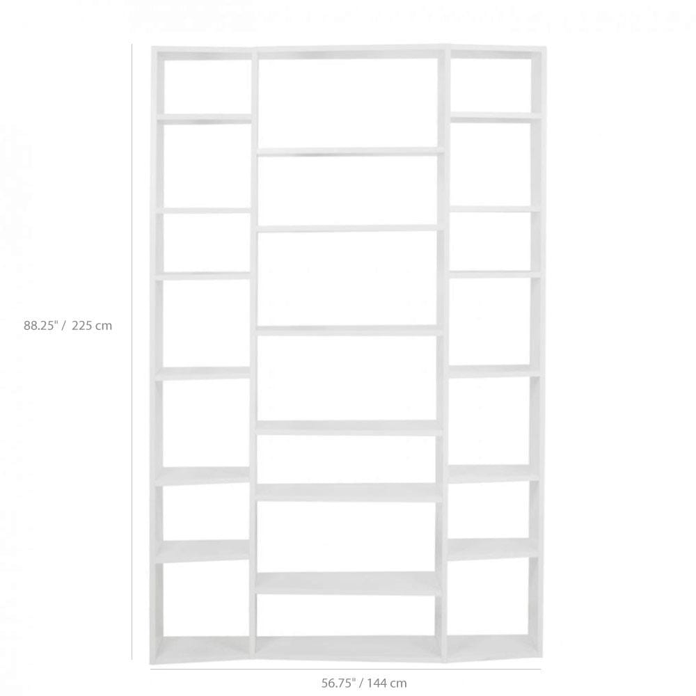 TemaHome Valsa 002, bibliothèque, en bois, dimensions