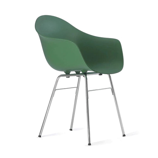 TOOU Chaise TA chrome / dark green