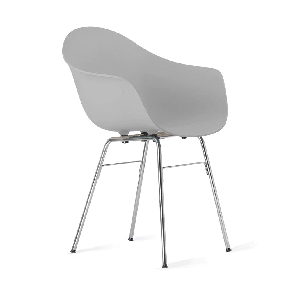 TOOU Chaise TA cool grey / chrome