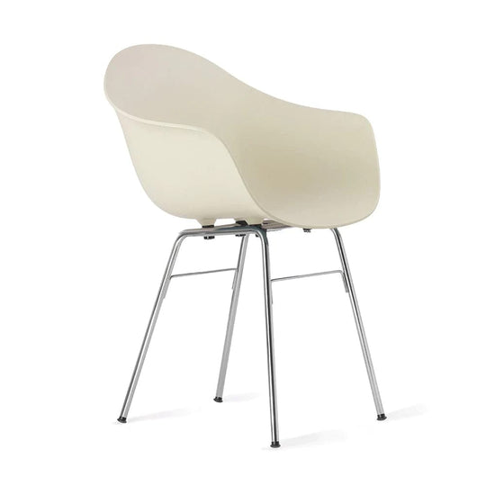 TOOU Chaise TA cream / chrome