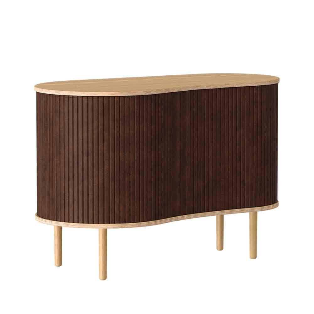 Umage Audacious, cabinet de rangement, en bois, noisette, chêne