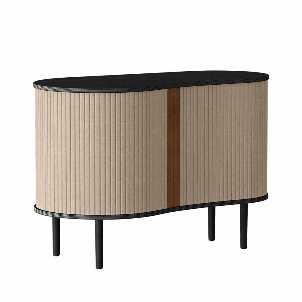 Umage Audacious, cabinet de rangement, en bois,  sable, chêne noir