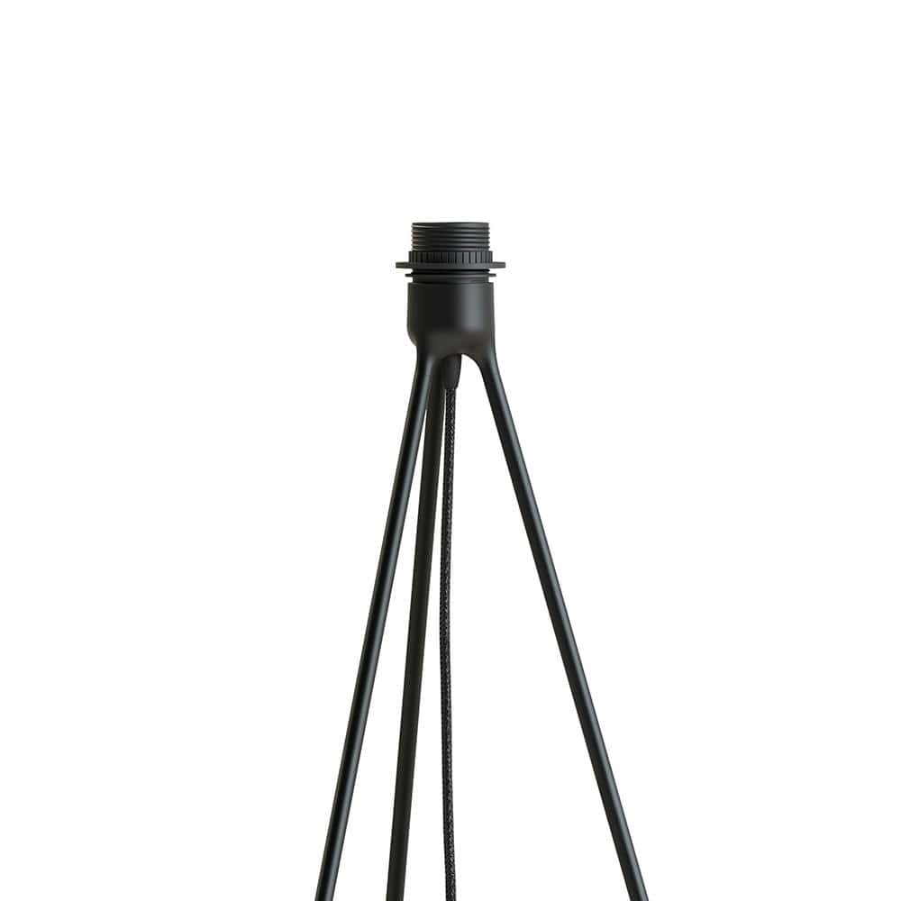 Umage Tripod Floor, base pour lampe sur pied, en aluminium, noir